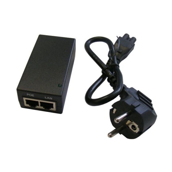 POE INJECTOR 48V 24W GIGABIT BRICK TYPE WITH CABLE ESD PROTECTED NEW