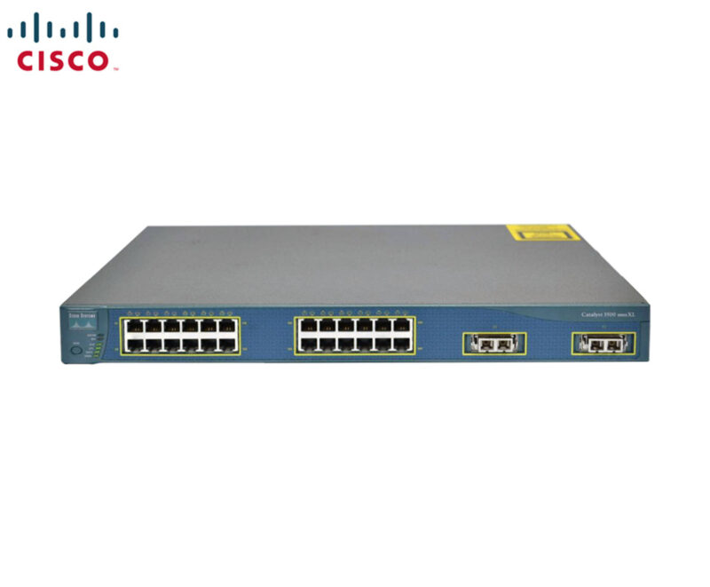 SWITCH ETH 24P 100MB 2x1GBE GBIC CISCO CAT C3524XL
