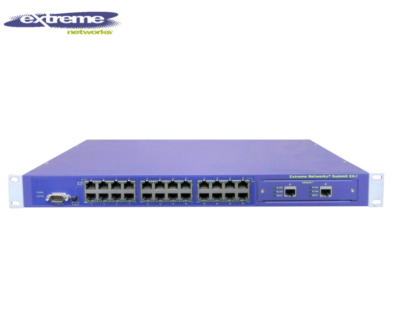 SWITCH ETH 24P 1GB & 4x1GB SFP POE EXTREME SUMMIT 400-24t