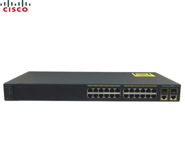 SWITCH ETH 24P 100MB RJ45 & 2x1GB SFP CISCO C2960