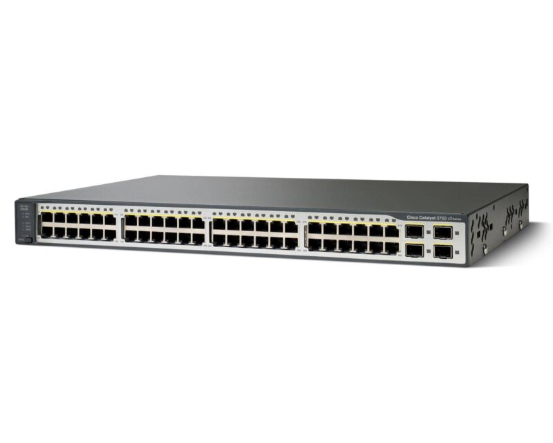 SWITCH ETH 48P 100MB 4x1GBE SFP CISCO CATALYST 3750 v2