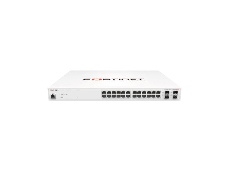 SWITCH ETH 24P 1GB & 4x1GB SFP FORTINET 224D-FPOE POE+ NO RACKMOUNT KIT