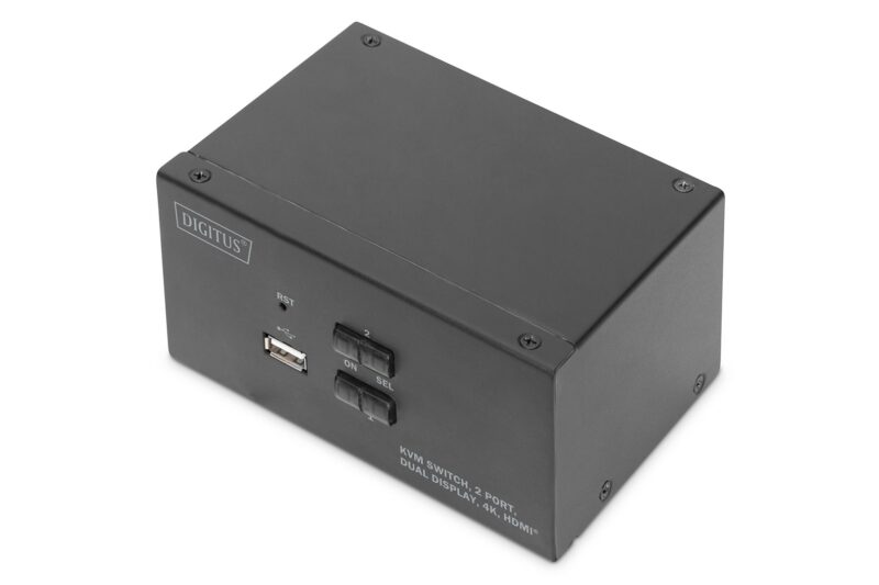 Digitus KVM Switch, 2 Port, Dual Display, 4K, HDMI® - Image 5