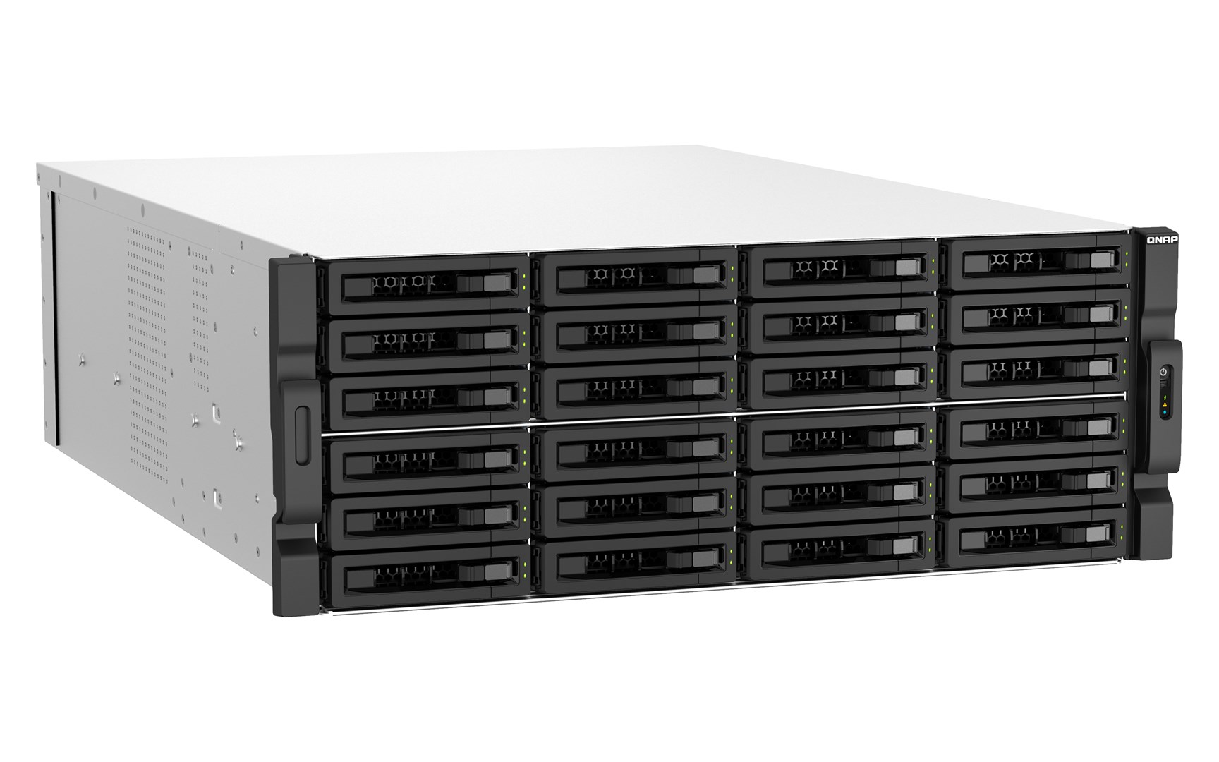 QNAP TS-H3087XU-RP NAS Rack (4U) Intel Xeon E E-2378 64 GB DDR4 QuTS hero Black, White - Image 2