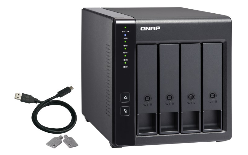 QNAP TR-004 storage drive enclosure HDD/SSD enclosure Black 2.5/3.5" - Image 7