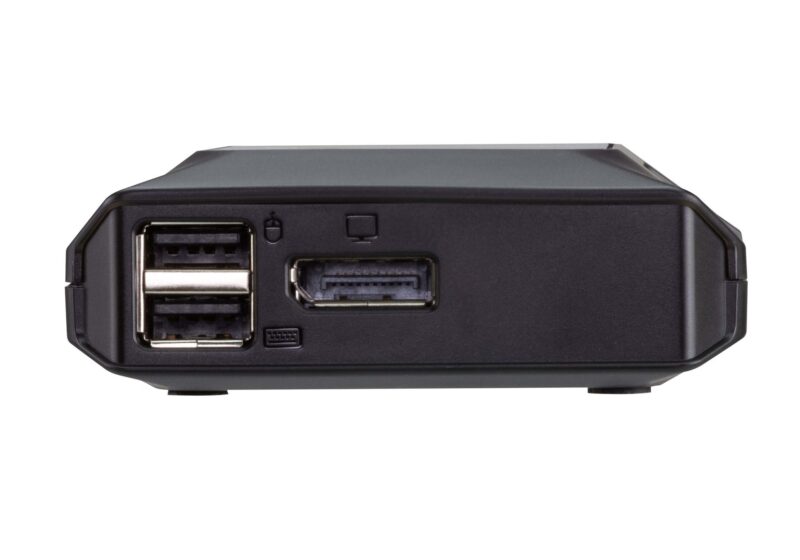 ATEN 2-Port USB-C 4K DisplayPort KVM Switch with Remote Port Selector - Image 2
