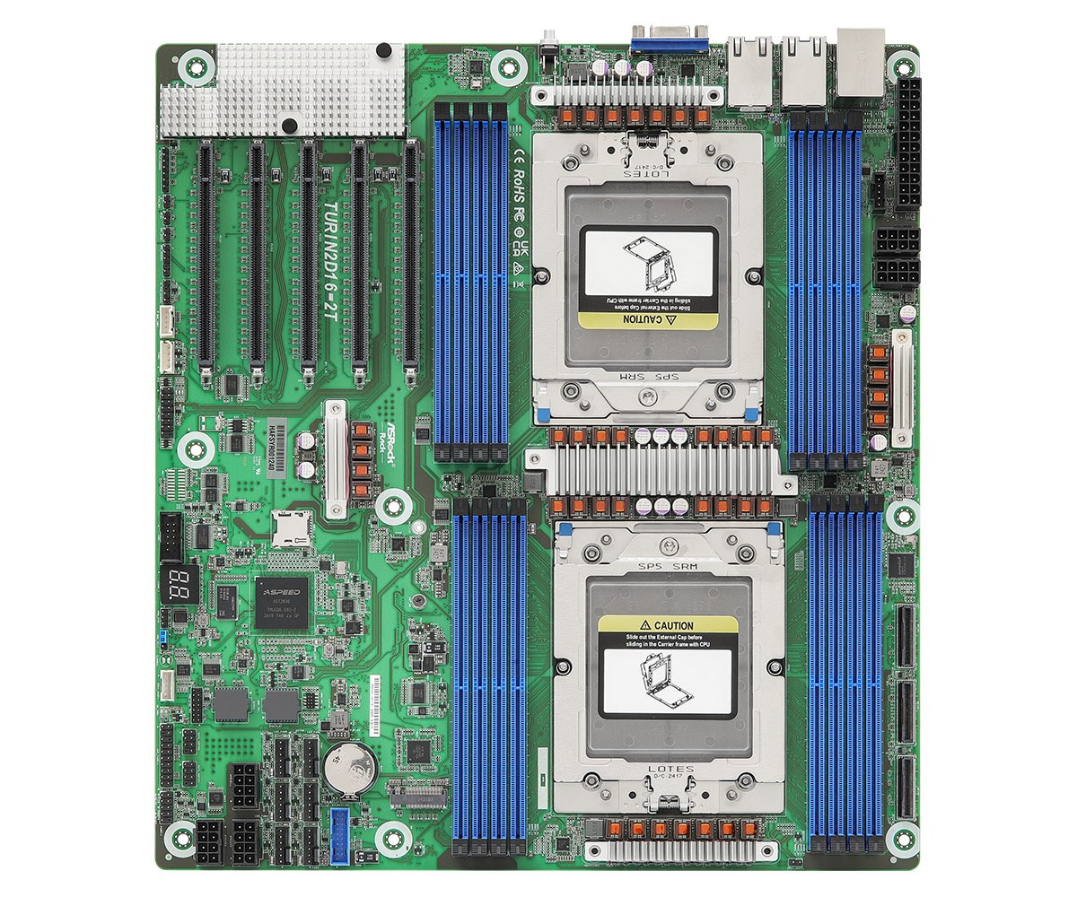 Asrock TURIN2D16-2T motherboard Socket SP5 EEB