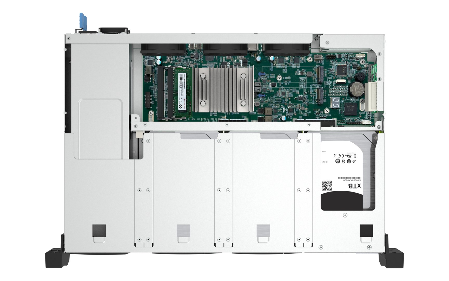 Qnap TS-855eU-RP-8G, 2U, 8 x 2.5"/3.5" SATA, Intel Atom C5125 8C/8T, 8 GB SODIMM DDR4 (max. 64GB ), 2 x 2.5GbERedundant PSU - Image 8