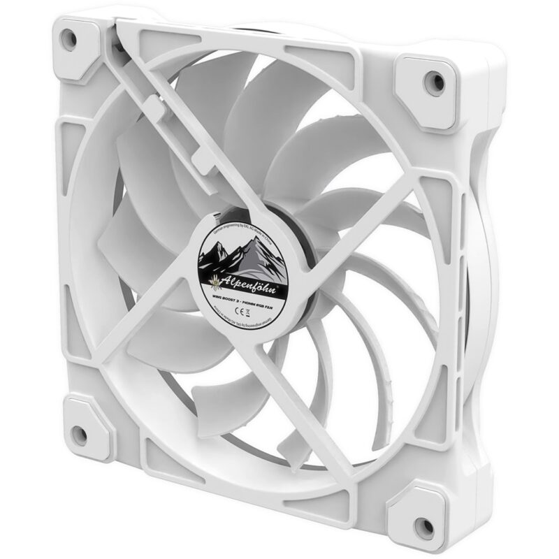 Alpenföhn Wing Boost 3 ARGB 140mm High Speed - Fan white, 3 pc(s) - Image 10