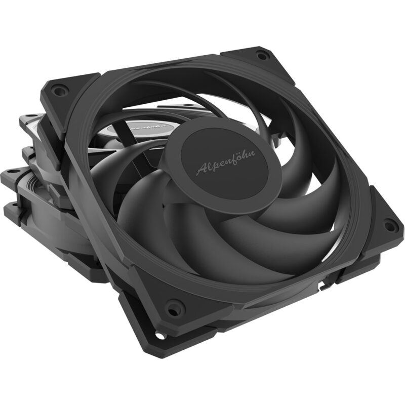 Alpenföhn® JetStream Triple - black fan, 3 pieces - Image 3