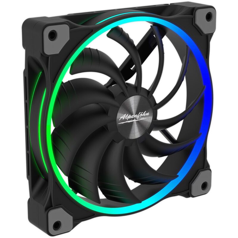 Alpenföhn Wing Boost 3 ARGB 140mm High Speed - Fan black, 3 pc(s) - Image 7