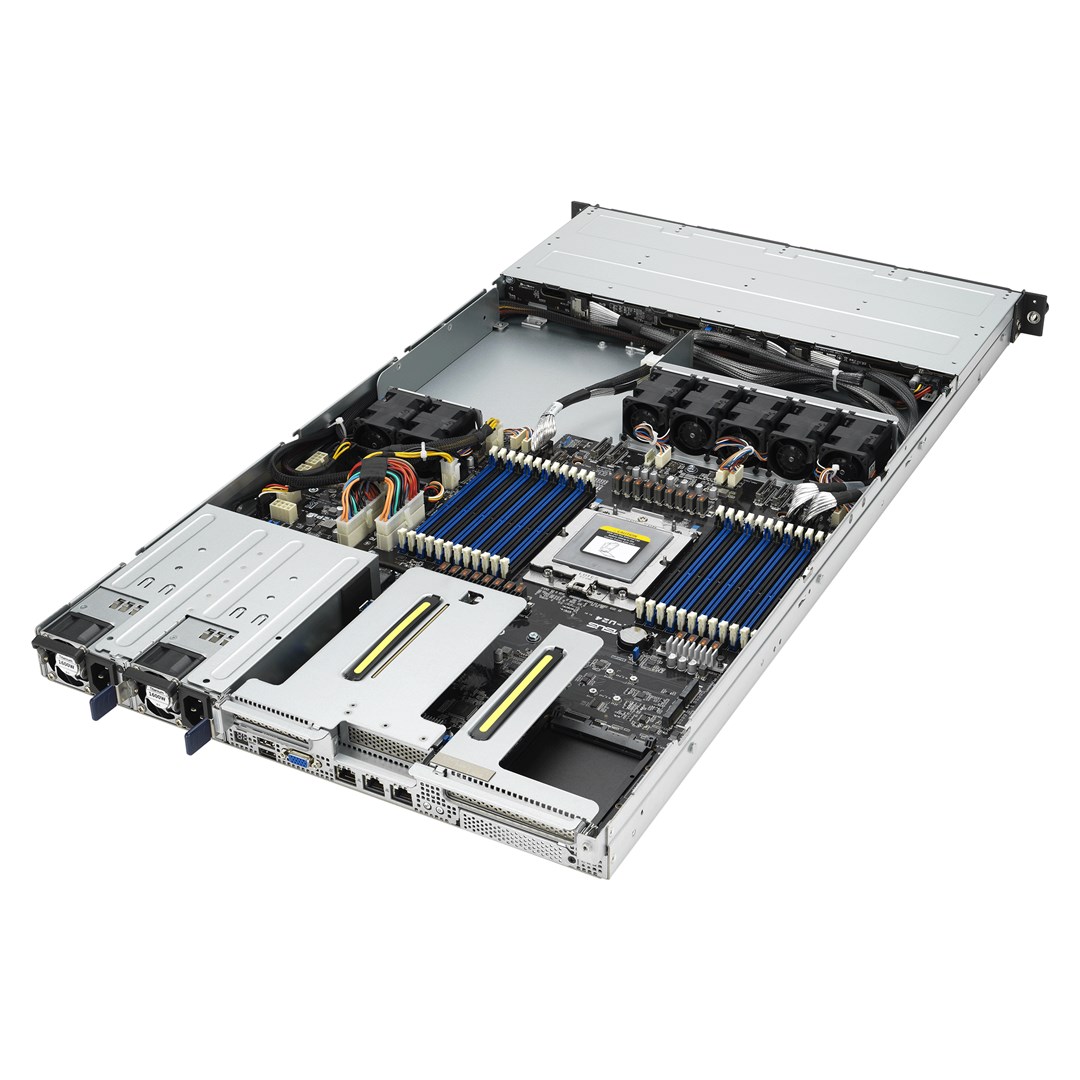 ASUS RS500A-E12-RS4U Socket SP5 Rack (1U) Black, Silver - Image 3