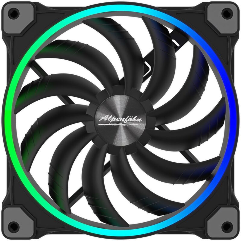 Alpenföhn Wing Boost 3 ARGB 140mm High Speed - Fan black, 3 pc(s) - Image 8