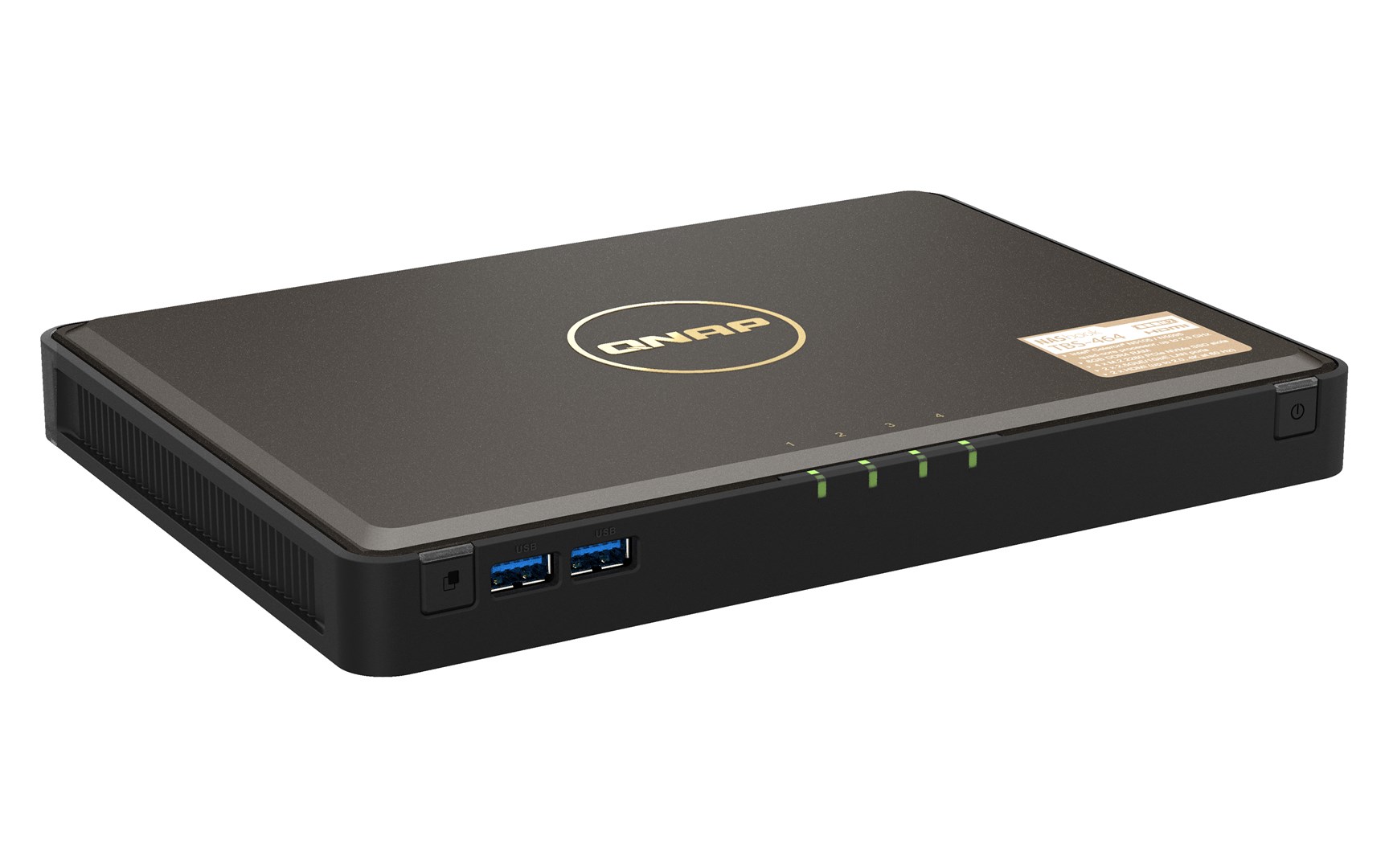 QNAP TBS-464 NAS Desktop Ethernet LAN Black N5105 - Image 3