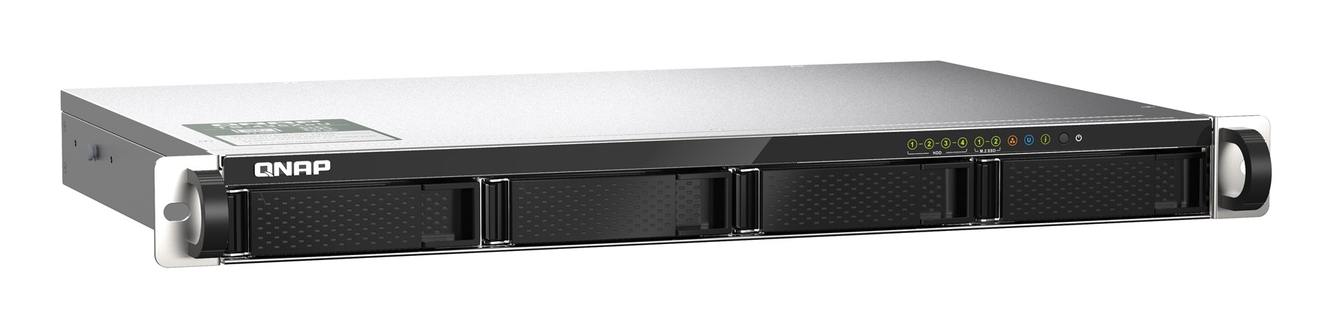 Qnap TS-435XeU-4G, 1U, 4 x 2.5"/3.5" SATA , Marvell Octeon TX2 CN9130 / CN9131 quad-core, 4GB DDR4 SODIMM (Max. 32GB), 2 x 10GbE SFP+, 2 x 2.5GbE, Single PSU - Image 4