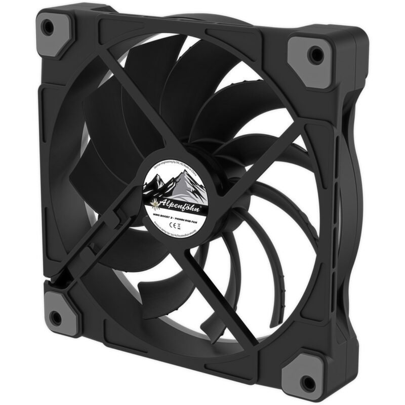 Alpenföhn Wing Boost 3 ARGB 140mm High Speed - Fan black, 3 pc(s) - Image 11