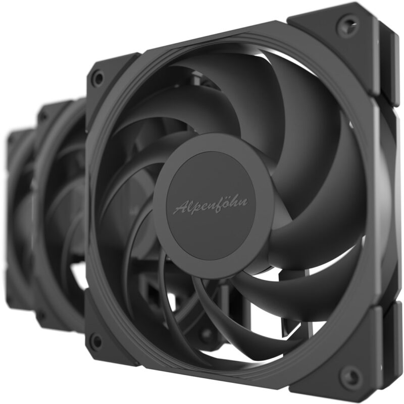 Alpenföhn® JetStream Triple - black fan, 3 pieces - Image 7