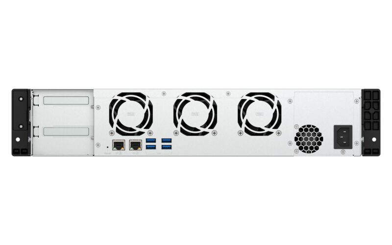 Qnap TS-855eU-8G, 2U, 8 x 2.5"/3.5" SATA, Intel Atom C5125 8C/8T, 8 GB SODIMM DDR4 (max. 64GB ), 2 x 2.5GbE, Single PSU - Image 2