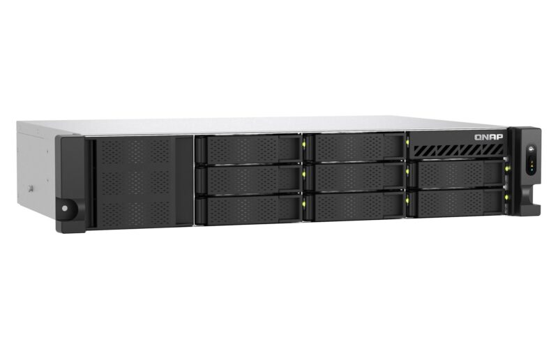 Qnap TS-855eU-8G, 2U, 8 x 2.5"/3.5" SATA, Intel Atom C5125 8C/8T, 8 GB SODIMM DDR4 (max. 64GB ), 2 x 2.5GbE, Single PSU - Image 9