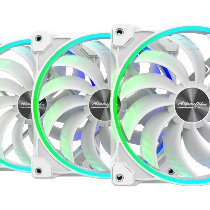 Alpenföhn Wing Boost 3 ARGB 140mm High Speed - Fan white, 3 pc(s) - Image 13