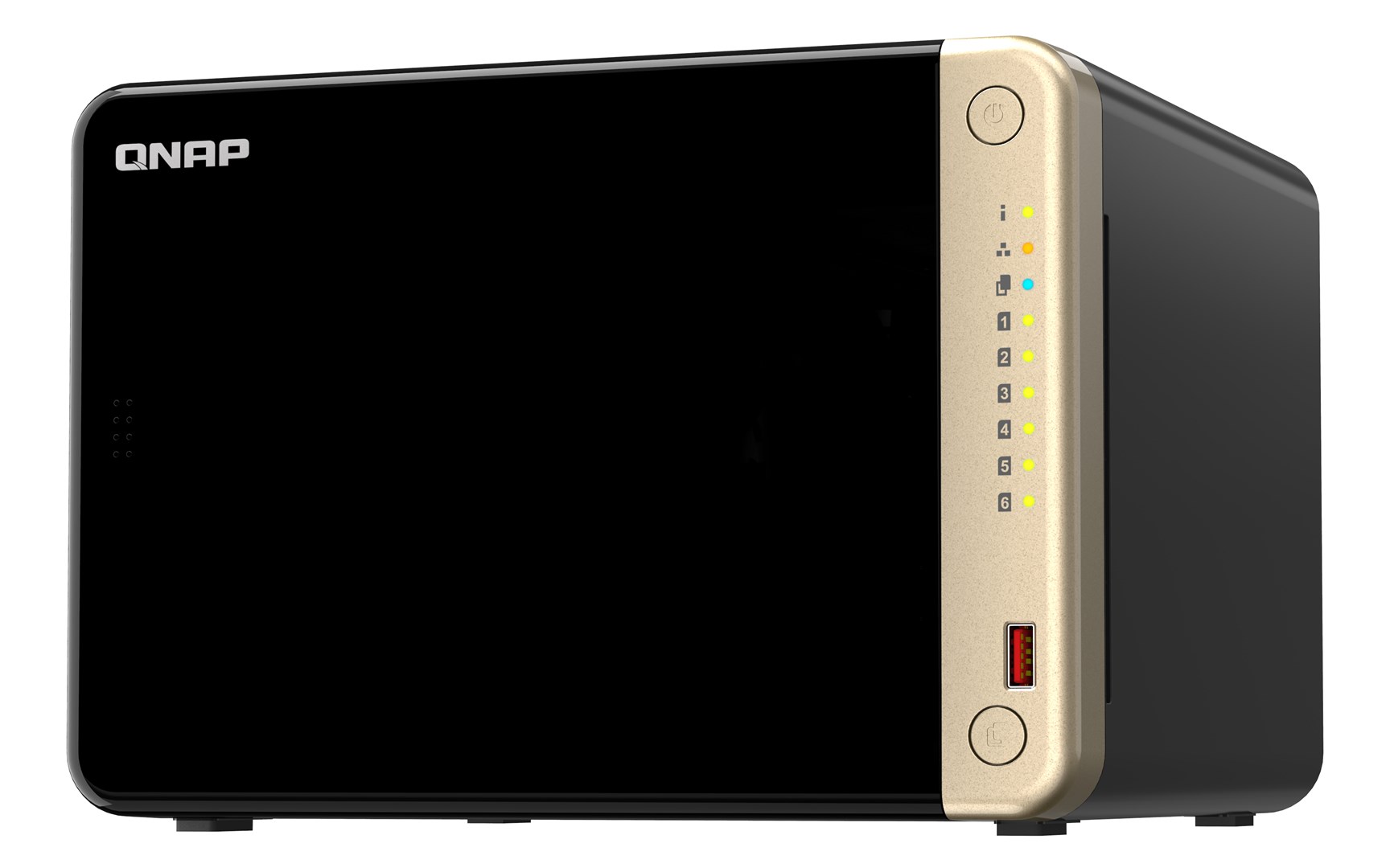 QNAP TS-664 NAS Tower Intel® Celeron® N5095 8 GB DDR4 0 TB QNAP QTS Black - Image 2