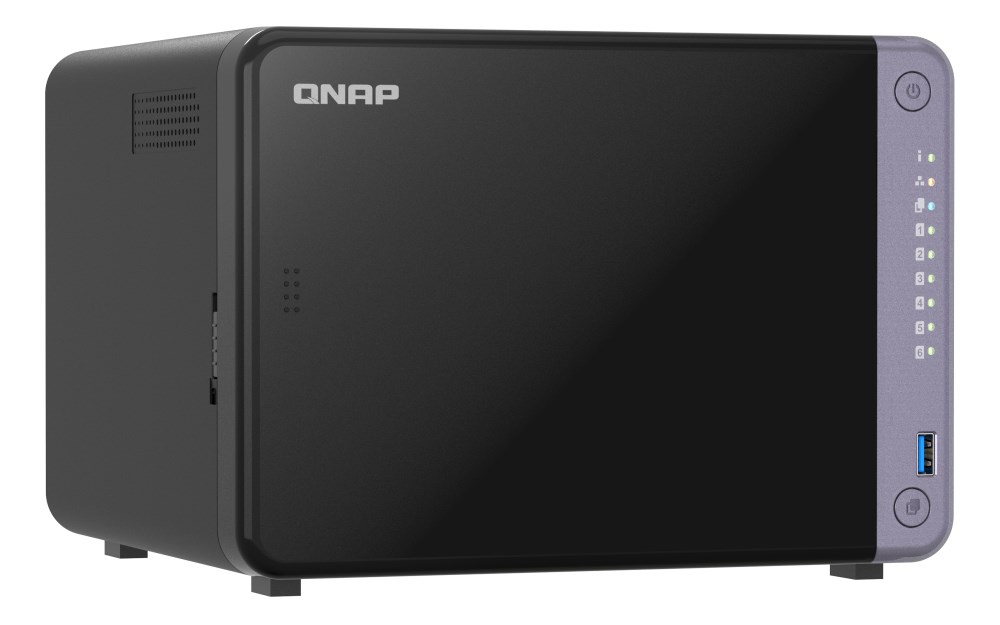 QNAP TS-632X-4G NAS/storage server Tower Ethernet LAN Black Alpine AL-524 - Image 3