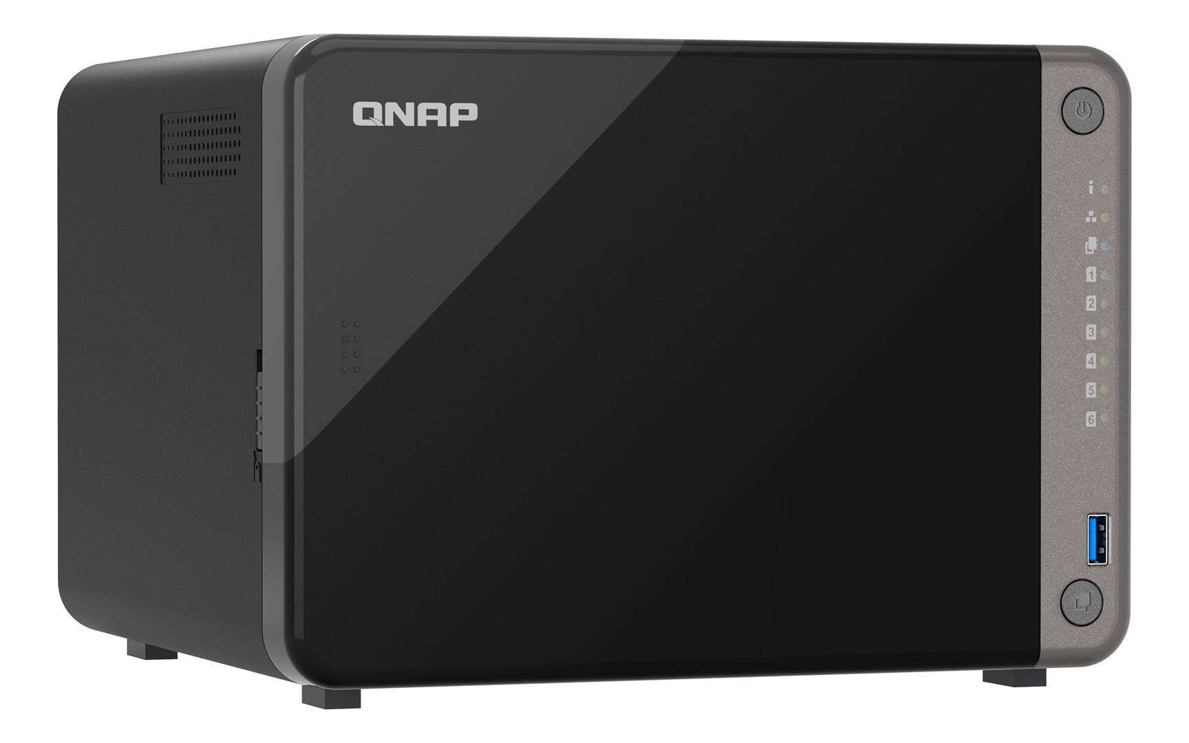 QNAP TS-AI642-8G NAS/storage server Tower Ethernet LAN Black Cortex-A76 - Image 3