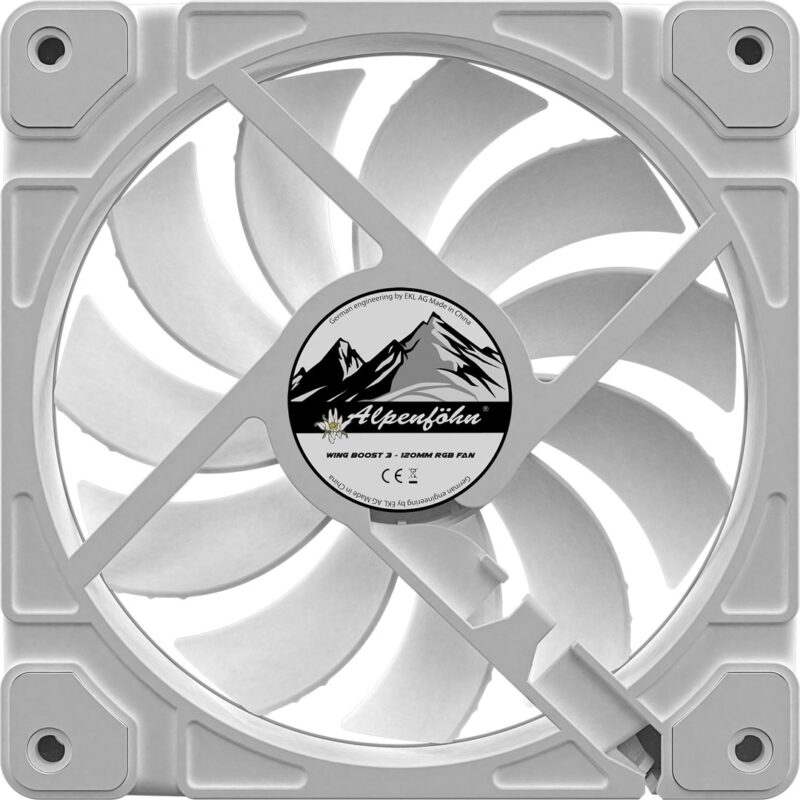 Alpenföhn Wing Boost 3 ARGB 120mm High Speed - Fan black, 3 pc(s) - Image 3