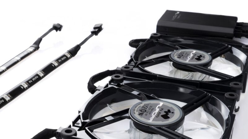 In Win AURORA Computer case Fan 12 cm Black, White 1 pc(s) - Image 3