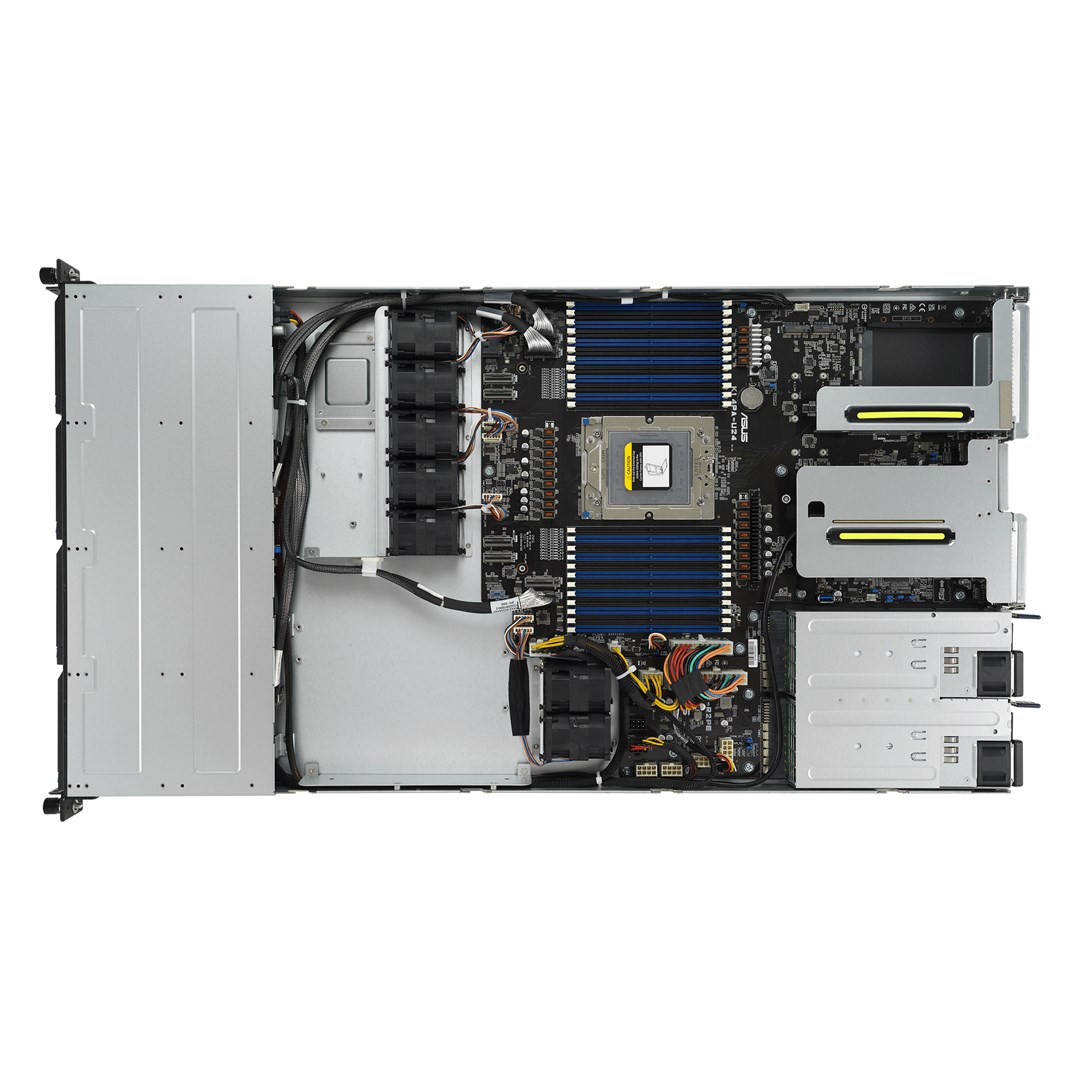 ASUS RS500A-E12-RS4U Socket SP5 Rack (1U) Black, Silver - Image 2