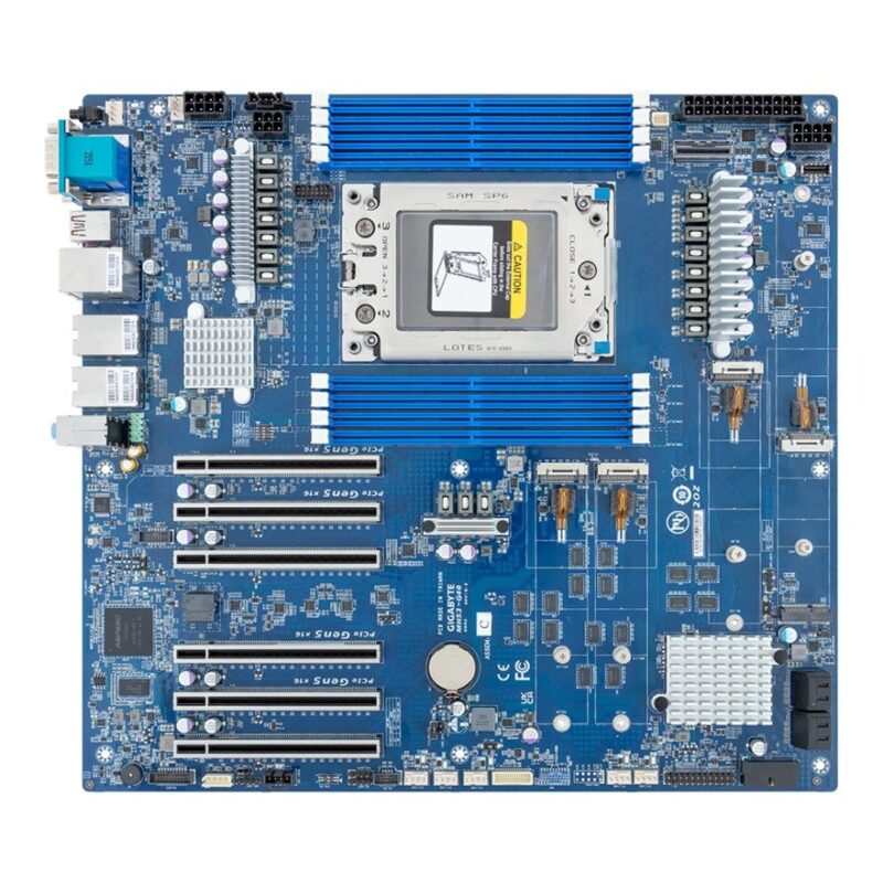 Motherboard - Gigabyte MH53-G40 1x sTR5 AMD Ryzen Threadripper PRO 7000 WRX90 - Image 2