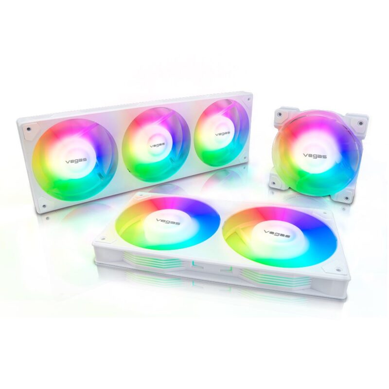 Akasa VEGAS A24 Computer case, Processor Fan 12 cm White 1 pc(s) - Image 6