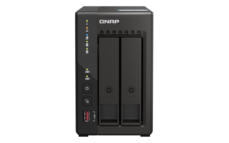 QNAP TS-253E NAS Tower Ethernet LAN Black J6412 - Image 2