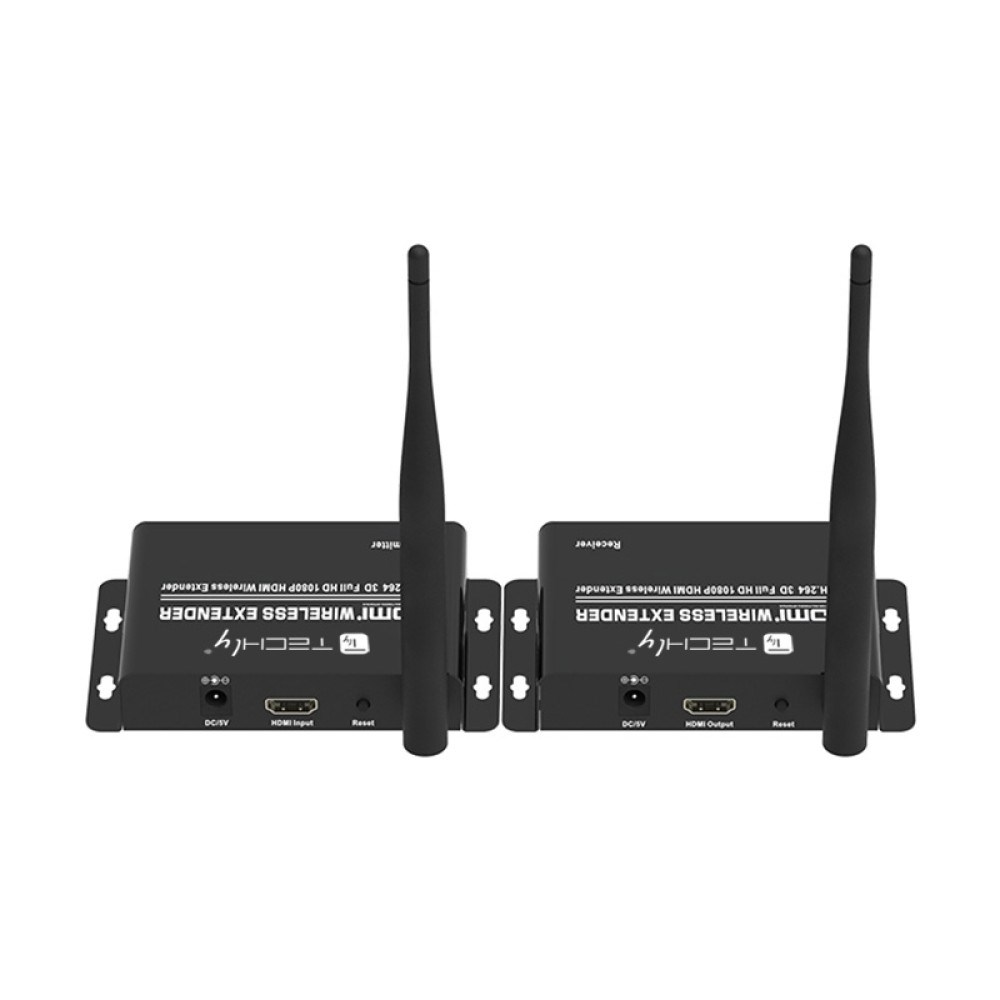 Techly IDATA HDMI-WL55 AV extender AV transmitter & receiver Black - Image 4