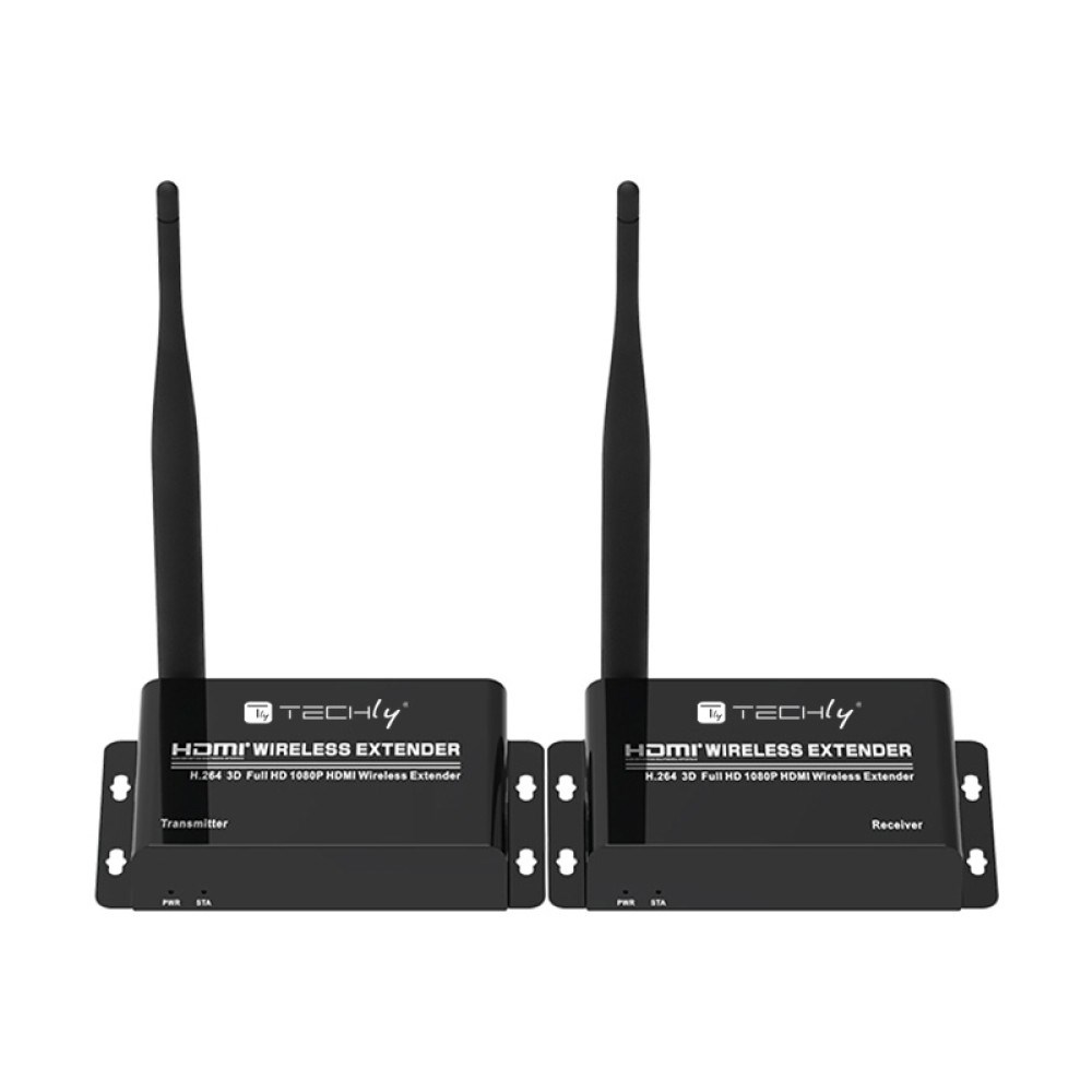 Techly IDATA HDMI-WL55 AV extender AV transmitter & receiver Black - Image 3