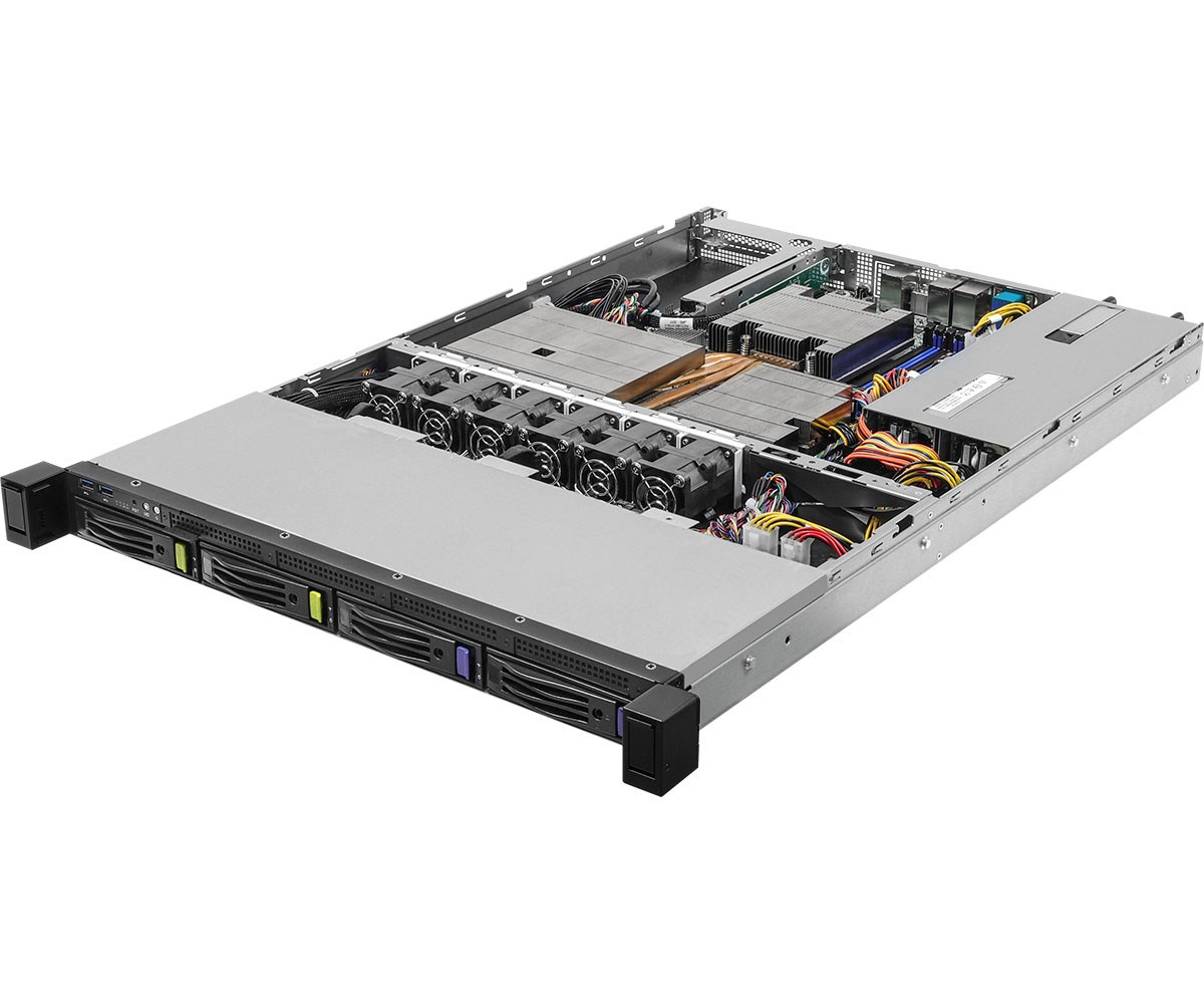 Asrock 1U4L2E-B650 RPSU server barebone AMD B650 Socket AM5 Rack (1U) Grey