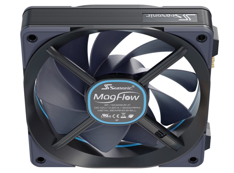 Seasonic MagFlow 3-Fan Kit Computer case 12 cm Black 3 pc(s) - Image 4