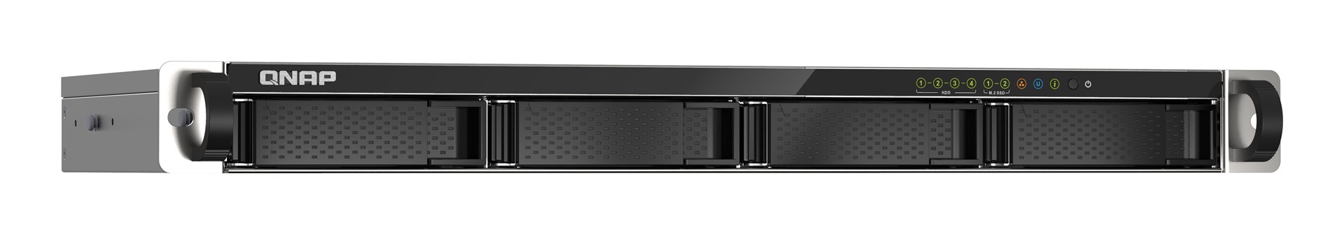 Qnap TS-435XeU-4G, 1U, 4 x 2.5"/3.5" SATA , Marvell Octeon TX2 CN9130 / CN9131 quad-core, 4GB DDR4 SODIMM (Max. 32GB), 2 x 10GbE SFP+, 2 x 2.5GbE, Single PSU - Image 5