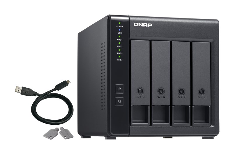 QNAP TR-004 storage drive enclosure HDD/SSD enclosure Black 2.5/3.5" - Image 5