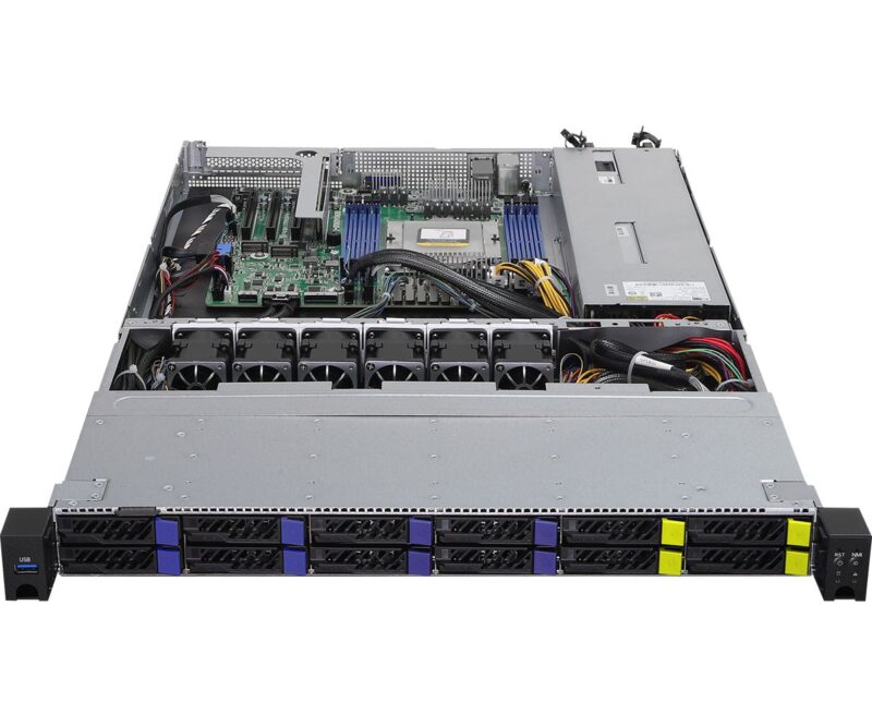 Asrock 1U8S4E-GENOA/2T server barebone SoC Gniazdo SP5 (LGA 6096) Rack (1U) - Image 2