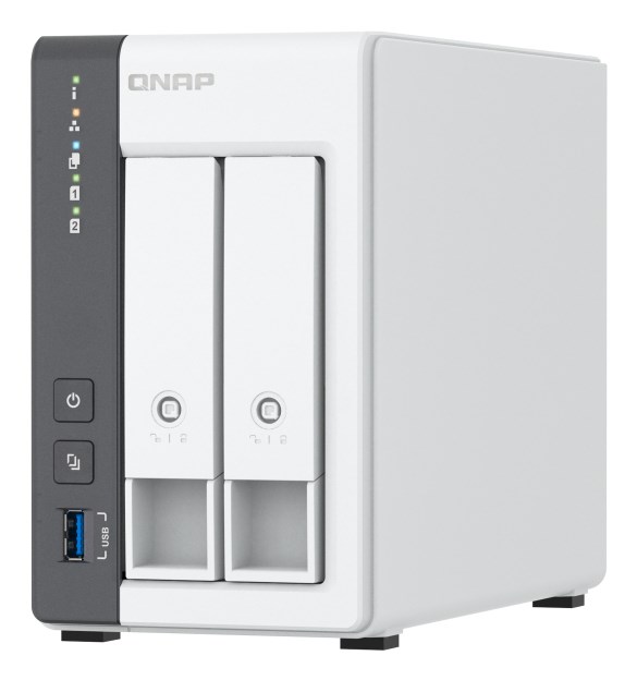 QNAP TS-216G NAS/storage server Tower Cortex-A Cortex-A55 4 GB HDD White