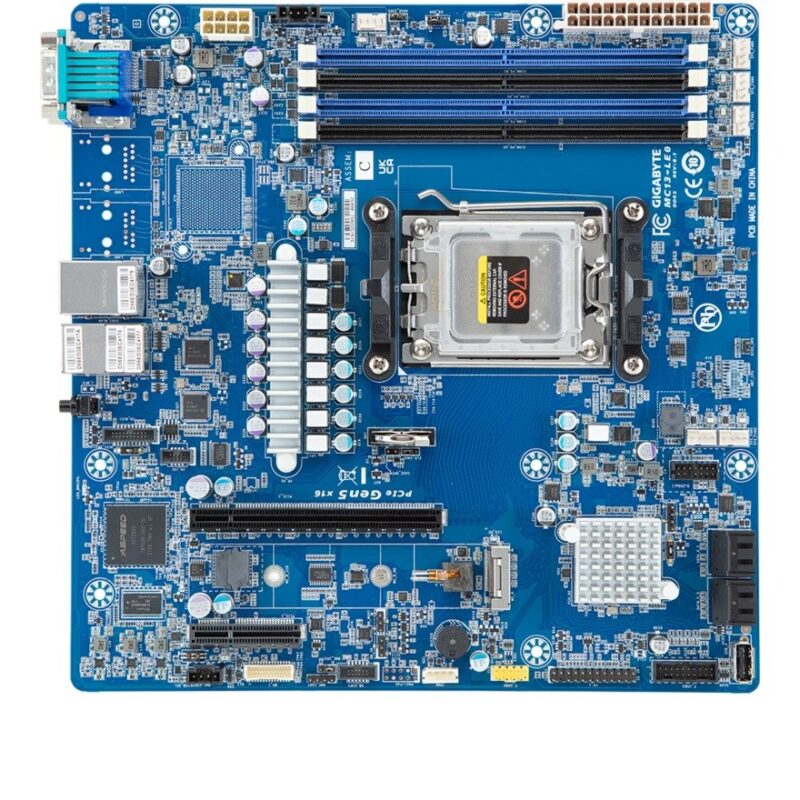 Motherboard - Gigabyte MC13-LE0 1x AM5 AMD Epyc 4004/Ryzen 7000/Ryzen 9000 B650E. - Image 2