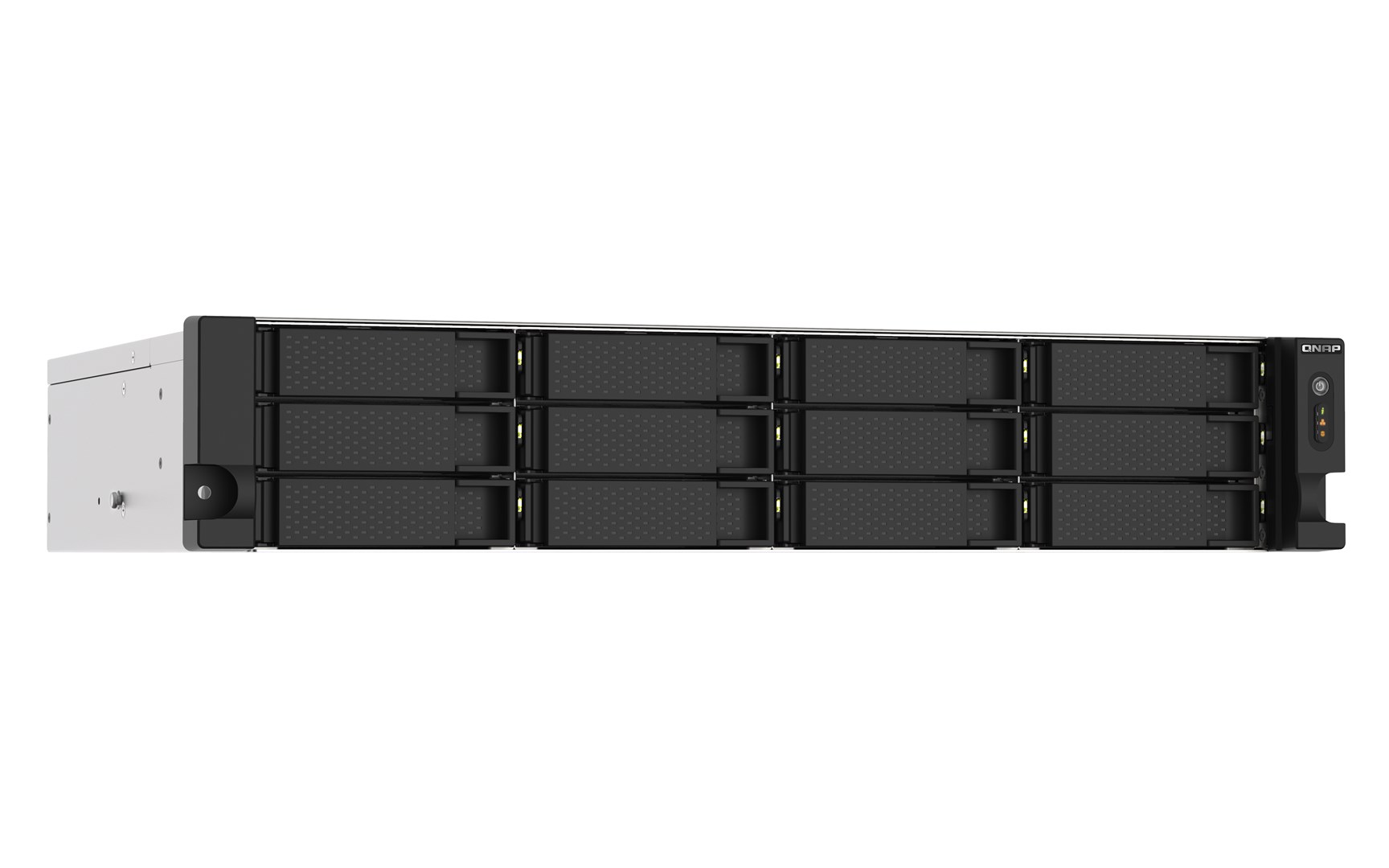 QNAP TS-1273AU-RP-8G NAS/storage server Rack (2U) Ryzen Embedded V1500B 8 GB DDR4 0 TB QNAP QTS Aluminium, Black - Image 5