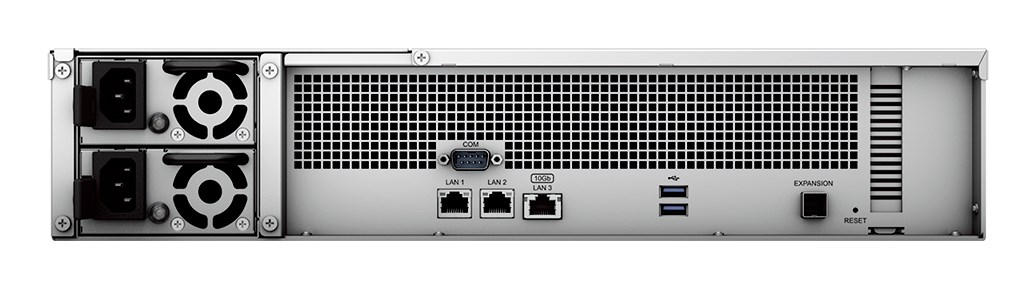 Synology RackStation RS2423+ NAS/storage server Rack (2U) Ryzen Embedded V1780B 8 GB DDR4 0 TB DiskStation Manager Black, Grey - Image 5