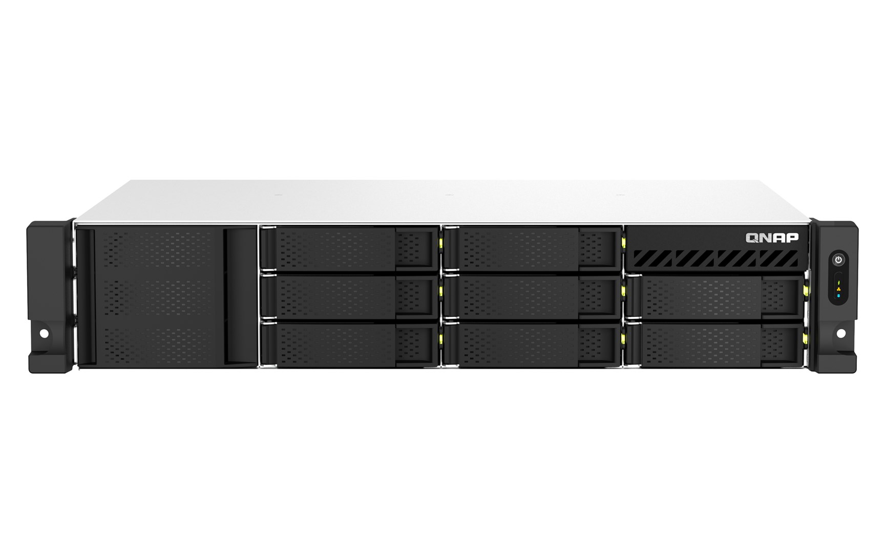 QNAP TS-873AEU-4G NAS/storage server Rack (2U) Ryzen Embedded V1500B 4 GB DDR4 QuTS hero Black