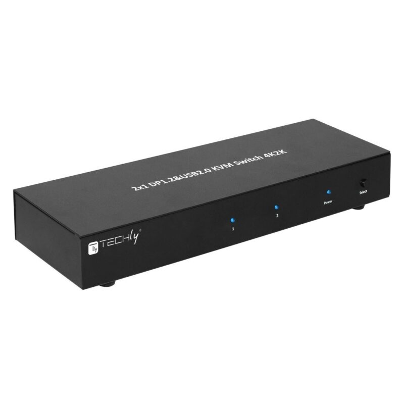 Techly IDATA DP-KVM2 KVM switch Black - Image 3