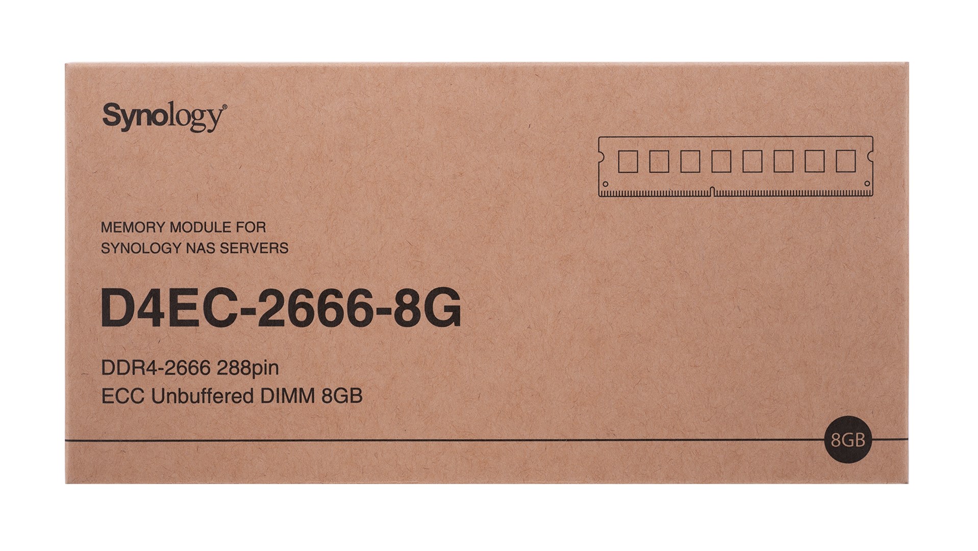 Synology D4EC-2666-8G memory module 8 GB 1 x 8 GB DDR4 2666 MHz ECC - Image 3