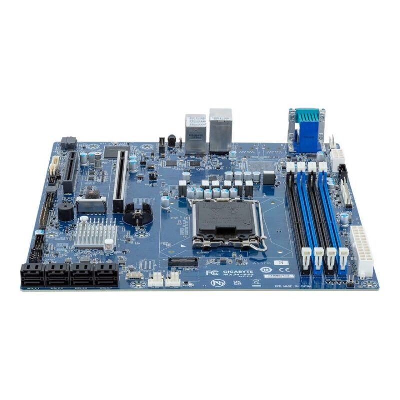Motherboard - Gigabyte MX34-BS0 1x LGA 1700 Intel® Xeon® E-2400 / 6300 Intel® Pentium® Gold G7400 / G7400T Intel® C262 - Image 4