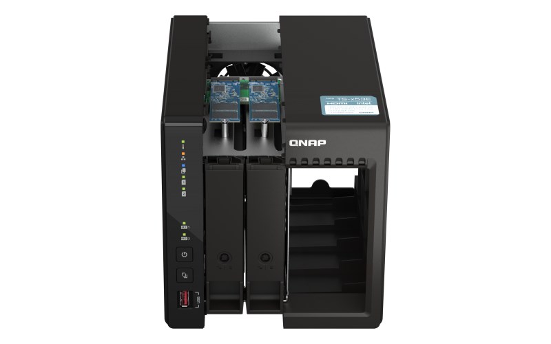 QNAP TS-253E NAS Tower Ethernet LAN Black J6412 - Image 3