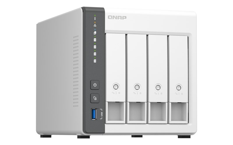 QNAP TS-433 NAS Tower Ethernet LAN Cortex-A55 - Image 2